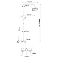 Душевая стойка Wasserkraft A12202 хром