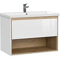 Тумба под раковину Cersanit Louna 80 SZ-LOU-CO80/WH белая