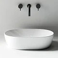 Раковина накладная Ceramica Nova Element CN5010 белая глянцевая