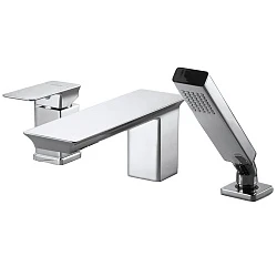 Смеситель на борт ванны Bravat Phillis F556101C-2-ENG хром