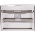 Тумба под раковину Style Line Бергамо мини 70 СС-00002319 антискрейч серый матовый