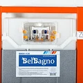 Система инсталляции для унитазов BelBagno BB001-120/BB005-PR-CHROME с кнопкой, хром
