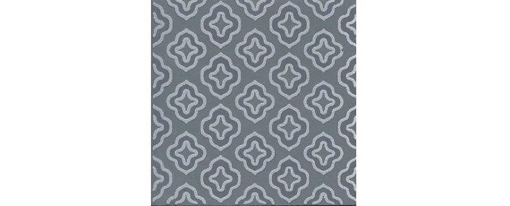 Декор Агуста 2 синий матовый 9,8x9,8x0,7, 1, шт