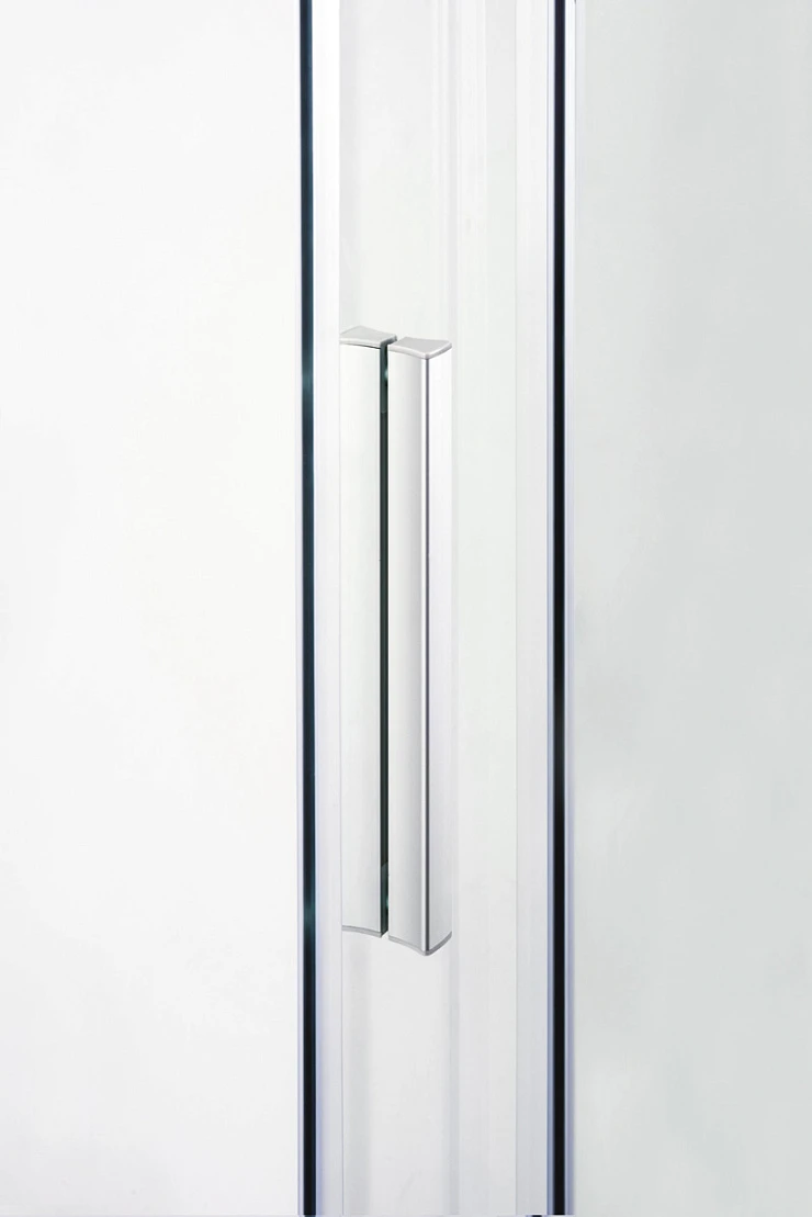 Душевая дверь в нишу Cezares 130см RELAX-BF-1-130-P-Bi профиль серый, стекло рифленое