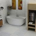 Акриловая ванна Vagnerplast Benin 170x80 KRBV178BEN9X-64 белая глянцевая