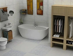 Акриловая ванна Vagnerplast Benin 170x80 KRBV178BEN9X-64 белая глянцевая