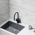 Смеситель для кухни Sancos Arno SC4005MB черный матовый