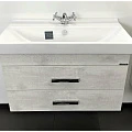 Тумба с раковиной Comforty Никосия 80 00004138839 дуб белый