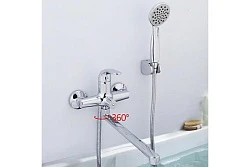 Смеситель для ванны с душем Gappo G2235 хром