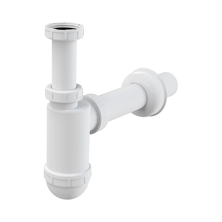 Сифон для раковины Alcaplast A43, DN=40 мм, c накидной гайкой 5/4"