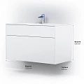 Тумба с раковиной AM.PM Inspire 2.0 100 белый матовый