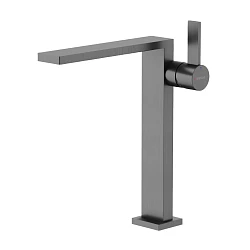 Смеситель для раковины Sancos Linn SC9020GG вороненая сталь