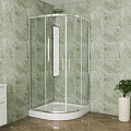 Душевой уголок Bravat Drop 100x100см BS100.1200A профиль хром, стекло прозрачное