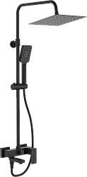 Душевая стойка Wasserkraft A27701 черная матовая