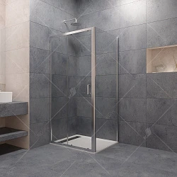 Душевой уголок RGW Passage PA-74 160х100см 410874160-11 профиль хром, стекло прозрачное