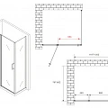 Душевой уголок ABBER Sonnenstrand 120x80см AG04120BS-S80B профиль черный, стекло прозрачное