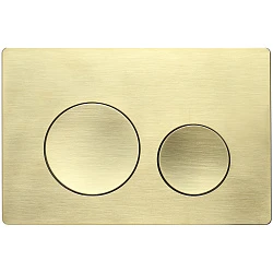 Кнопка смыва Veconi Flush V2 FLV2-G золото брашированное