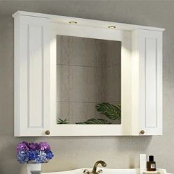 Зеркало-шкаф Comforty Палермо 120 Белый глянец