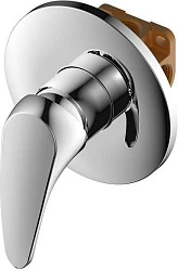 Смеситель встраиваемый для душа Aquanet Practic AF100-50С хром