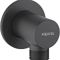 Шланговое подключение для душа Aquatek AQ2456MB черный матовый