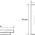 Мыльница Bemeta Gamma 145608310 черная матовая