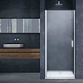 Душевая дверь в нишу Vincea Alpha 65см VDP-3AL650MT профиль хром, стекло текстурное