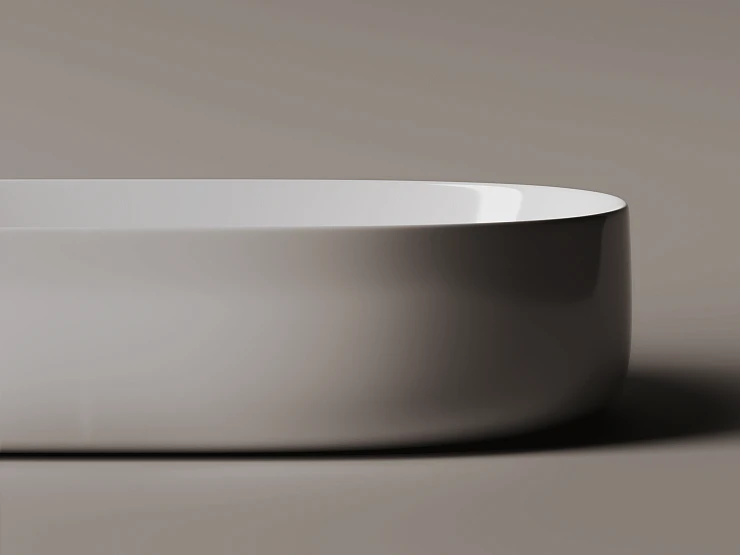 Раковина накладная Ceramica Nova Element CN5022 белая глянцевая