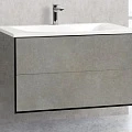 Тумба под раковину Cezares PREMIER-HPL-100-2C-SO-CESTR-BLUM Cemento Struttura