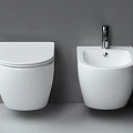 Биде подвесное Ceramica Nova Metropol CN4003 белый глянец