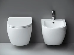 Биде подвесное Ceramica Nova Metropol CN4003 белый глянец