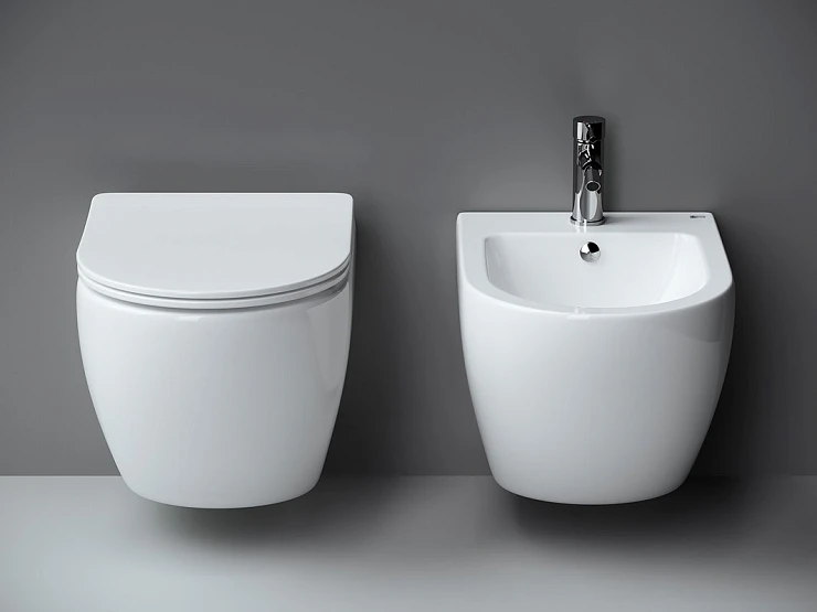 Биде подвесное Ceramica Nova Metropol CN4003 белый глянец