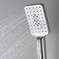Душевая лейка Wasserkraft A126 пластик, хром