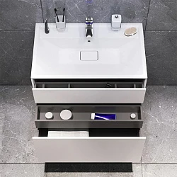 Тумба с раковиной AM.PM Inspire 2.0 80 белый матовый