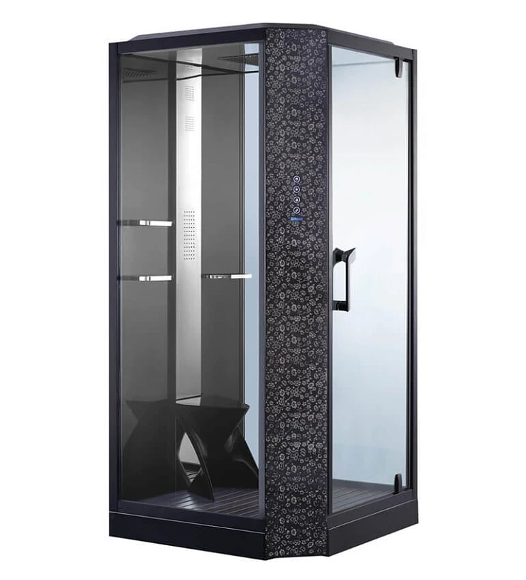 Душевая кабина Orans 100х100см SR-89101RS профиль черный