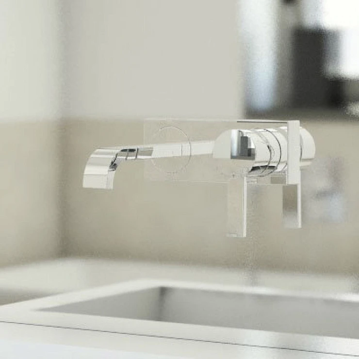Смеситель встраиваемый для раковины Grohe Allure 19309000 с внутренней частью, хром