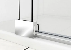 Душевая дверь в нишу Vincea Extra 110-120см VDP-1E1112CL профиль хром, стекло прозрачное