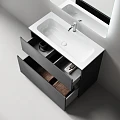 Тумба под раковину Sancos Folk Floor 100 FL100FGS напольная, Grey soft