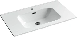 Тумба с раковиной Sancos Cento 80 белый глянец