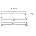Душевой лоток Berges Super Slim 70 091053 хром