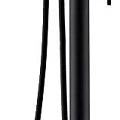 Напольный смеситель для ванны с душем Boheme Uno BLACK 469-B (229-B) черный матовый