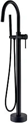 Напольный смеситель для ванны с душем Boheme Uno BLACK 469-B (229-B) черный матовый