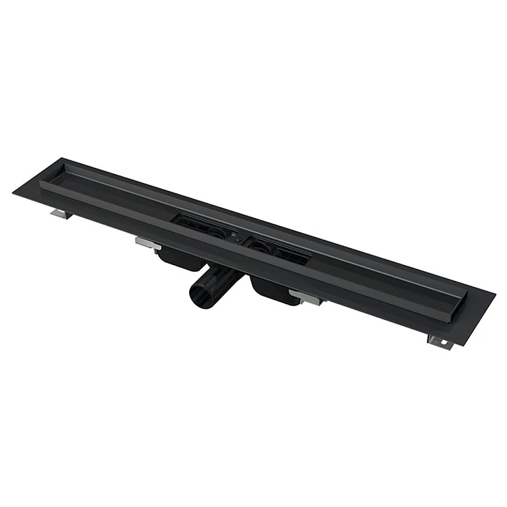 Душевой лоток AlcaPlast APZ101BLACK 550 с опорами, черный