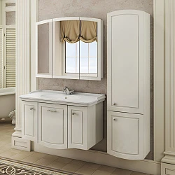 Тумба с раковиной Comforty Палини 100 00004148011CF белая