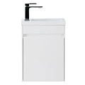 Тумба под раковину BelBagno Pietra Mini 40 R PIETRA MINI-400-1A-SO-BL-R белая глянцевая