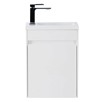 Тумба под раковину BelBagno Pietra Mini 40 R PIETRA MINI-400-1A-SO-BL-R белая глянцевая