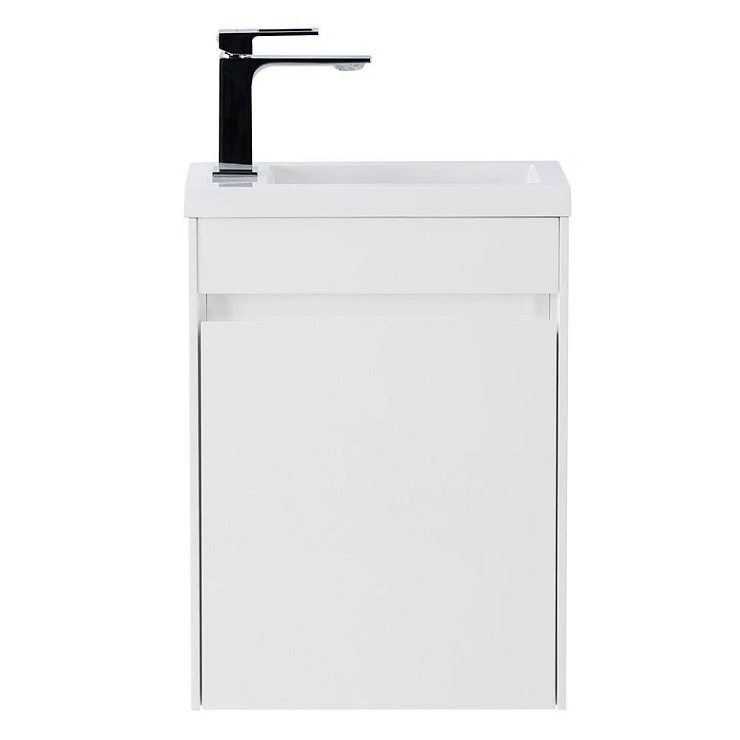Тумба под раковину BelBagno Pietra Mini 40 R PIETRA MINI-400-1A-SO-BL-R белая глянцевая
