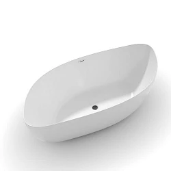 Акриловая ванна Black & White Swan SB222 180x91,5 222SB00 белая глянцевая