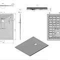 Душевой поддон Vincea 110х90см VST-4SR9011A черный