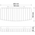 Полка Wasserkraft Ammer K-1311 хром