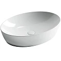 Раковина накладная Ceramica Nova Element CN5018 белая глянцевая